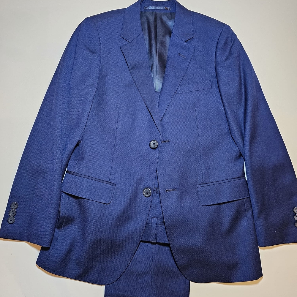 2 PC Lorenzo Classic Blue Boy's 2pc Suit